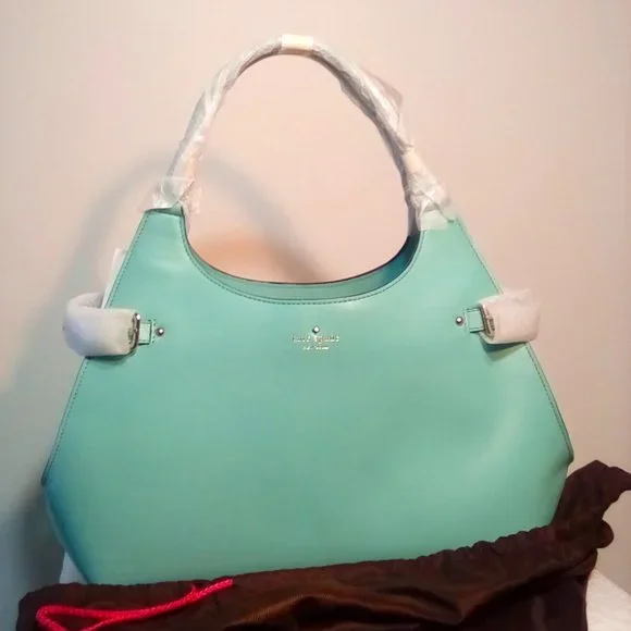 Authentic Kate Spade Vanston Dylan Caribbean blue satchel purse bag - Picture 1 of 13